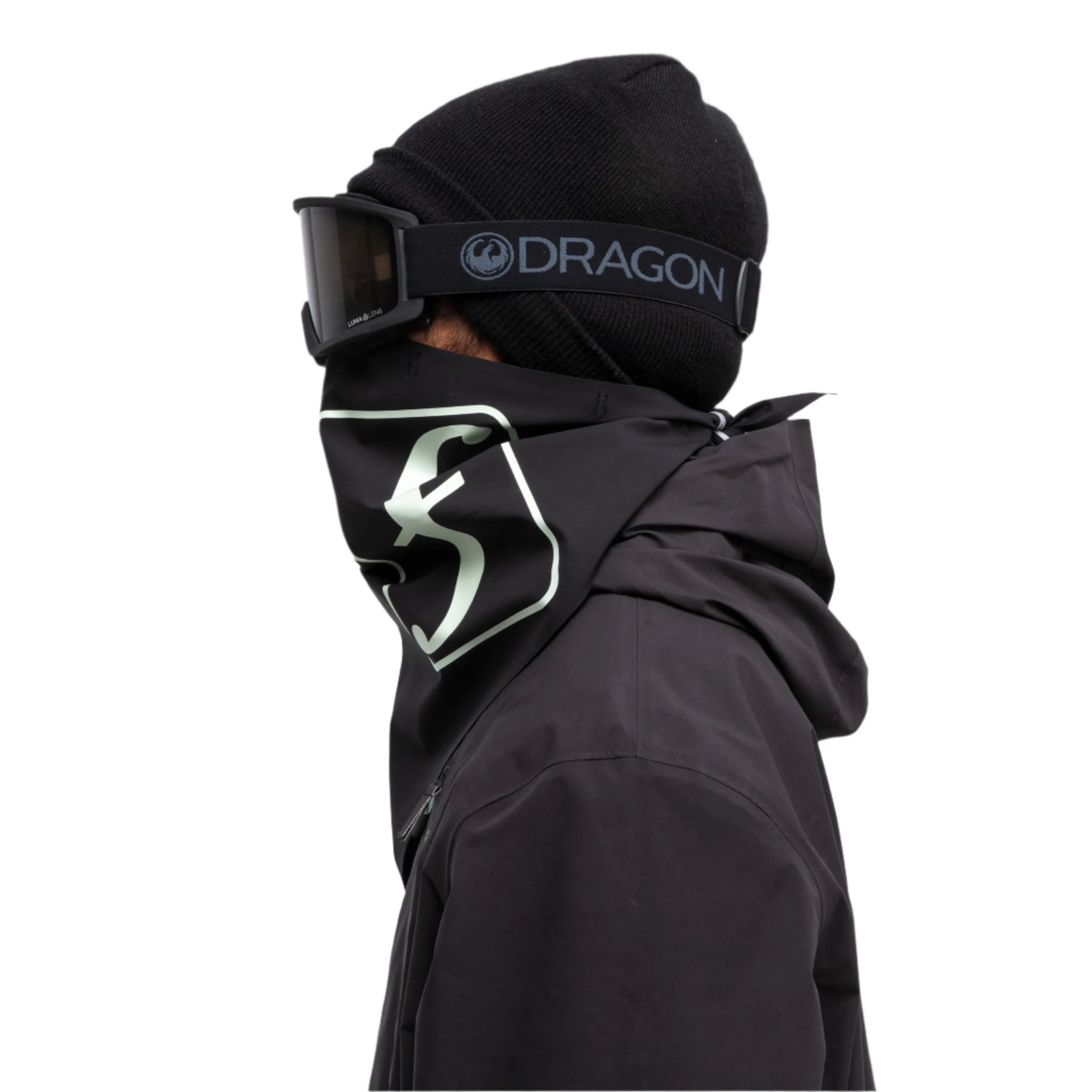 その他 MK-63 Flower Bandana Mask/BLACK forum-snow-3-layer-bandana-