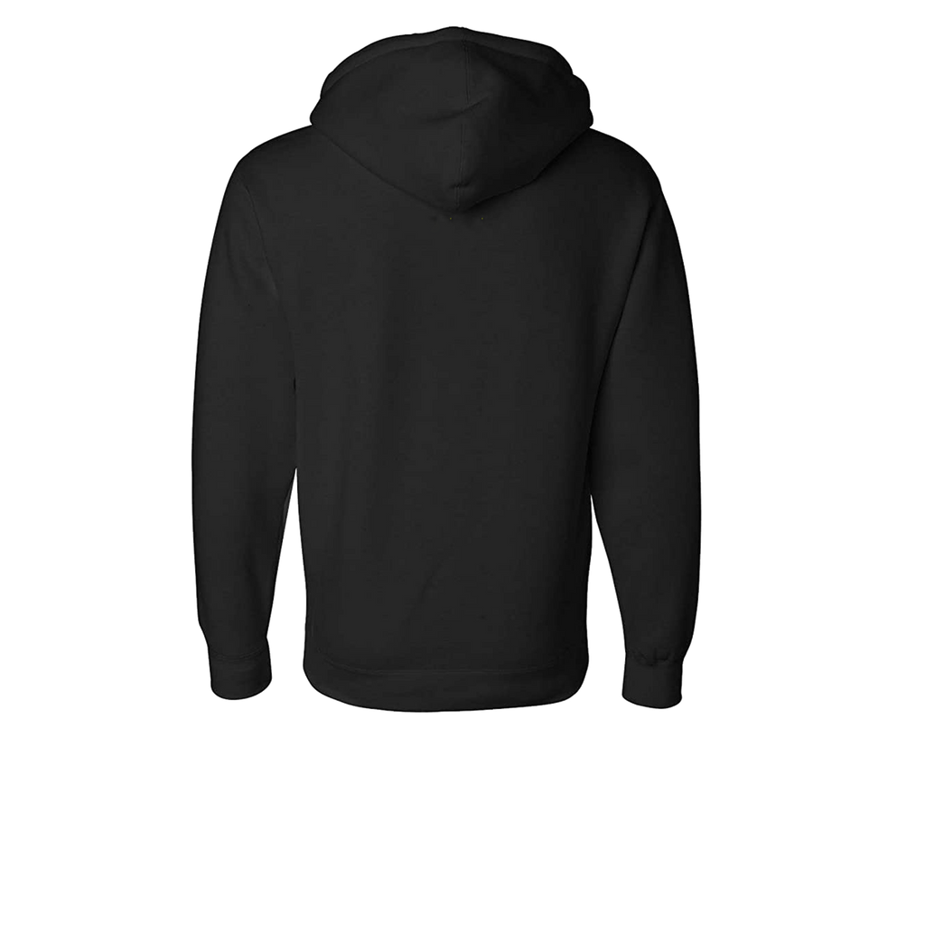 Forum lockup zip hoodie back in black.
