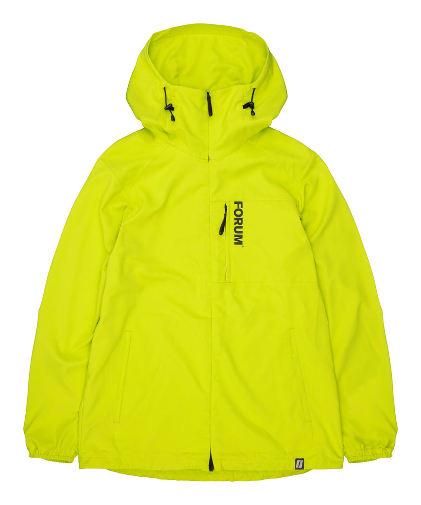 Forum tech hoodie front in forum green.