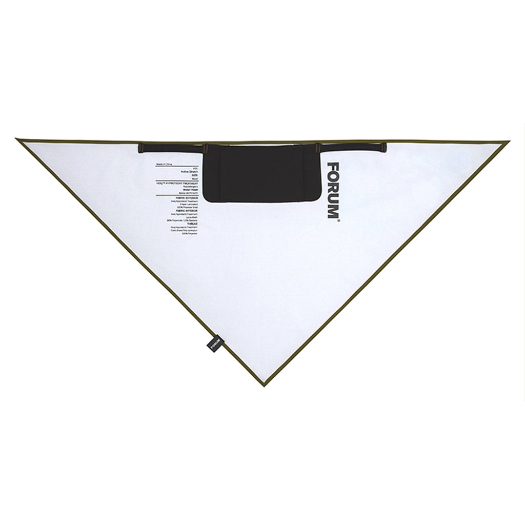 Forum snowboard 3-layer bandana back in black and greenlight.